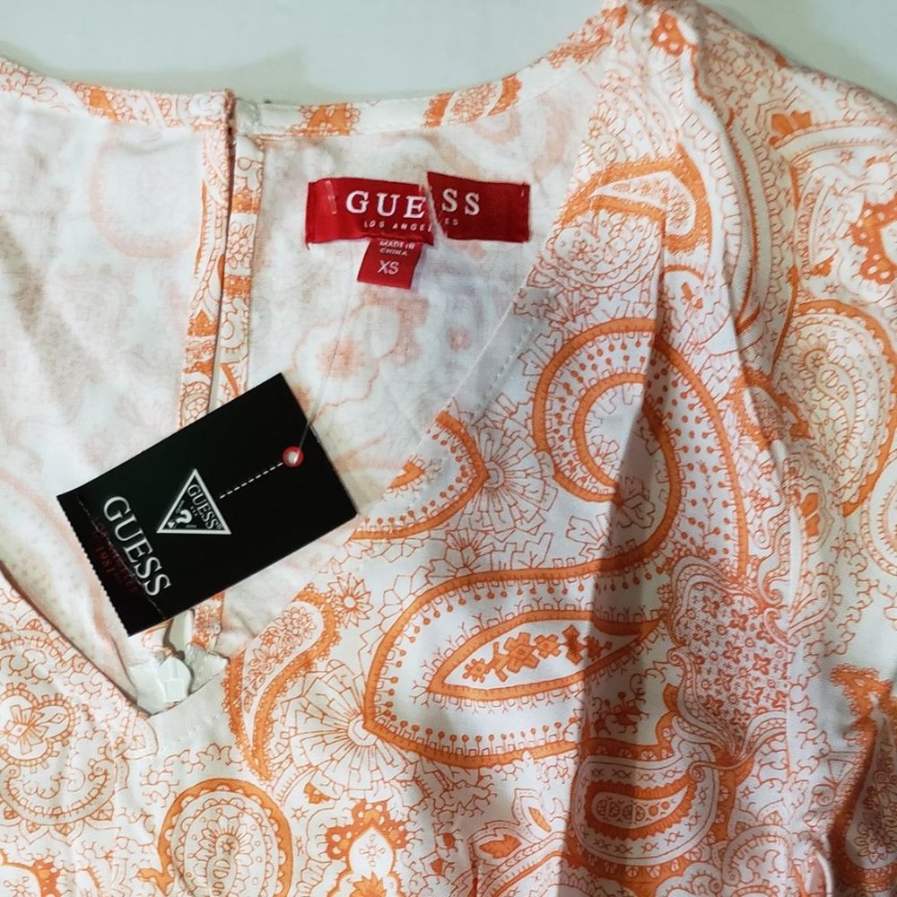 GUESS Women's Hope Paisley Maxi Romper - Picture 6 of 7